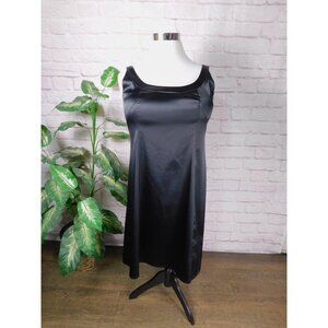 Madison Leigh Black Sleeveless Slip Dress